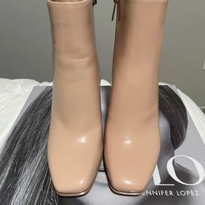 Jennifer Lopez Nude Ankle Booties